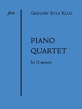 Piano Quartet in G minor P.O.D. cover